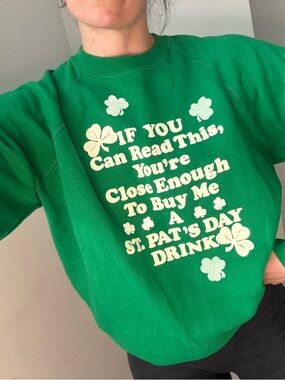 Vintage Lees St. Pat's Day Sweatshirt